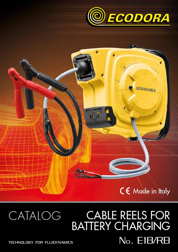 Cable reels for battery charging catalogue