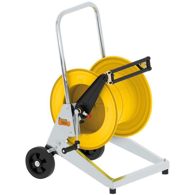 Hose reel and cable reel, Trolley mounted hose reel - Painted steel hose  reels - Prod. 236560/30