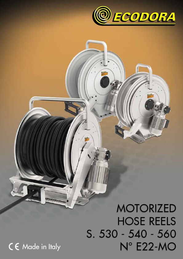 Motorisierter Schlauchaufroller s. 530-540-560 Katalog