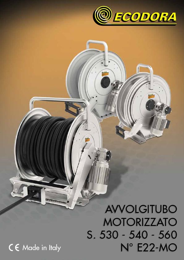 Catalogo avvolgitubo motorizzati s. 530-540-560